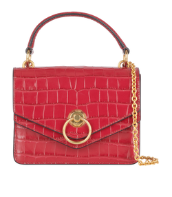 Small Harlow, Embossed Croc, Red, MIV, DB, 3*